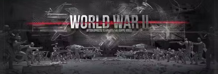 Videohive World War II Opener History Documentary Film