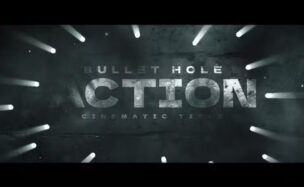 Videohive Bullet Hole Title