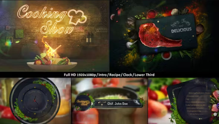 Videohive Cooking Show Pack