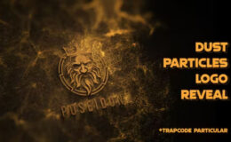 Videohive Dust Particles Gold Logo Reveal