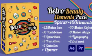 Videohive Retro Beauty Elements Pack