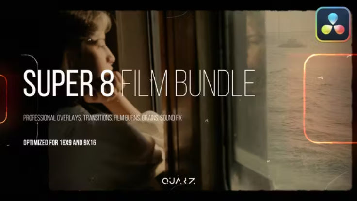 Videohive Super 8 Film Bundle for Davinci Resolve