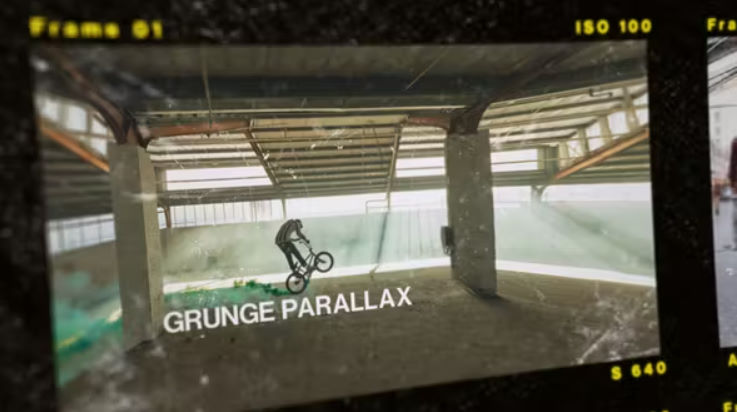 Videohive Grunge Parallax Media Slideshow