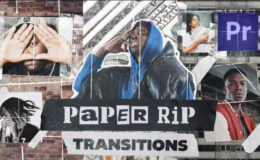 Videohive Paper Rip Transitions (Vertical)