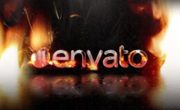 Videohive Fire Logo Born from Magma