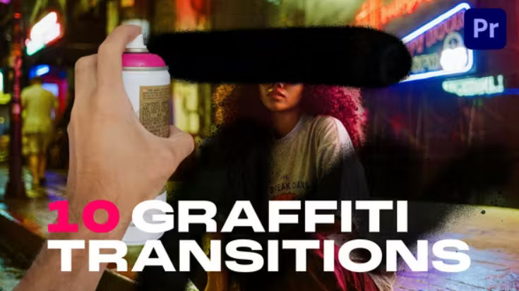 Videohive Graffiti Transitions | MOGRT