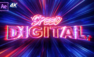 Videohive Speed Digital Intro Logo