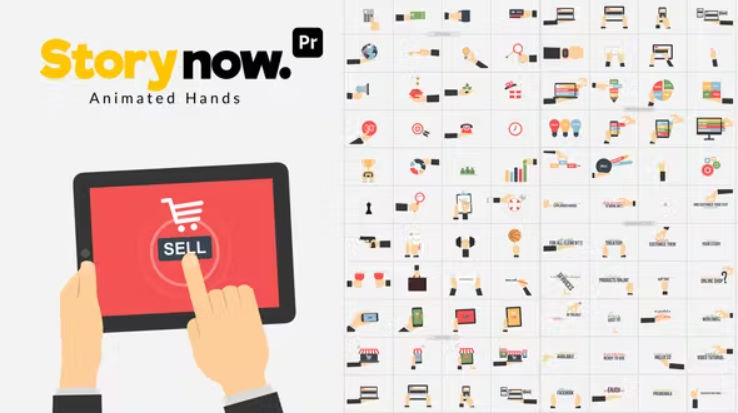 Videohive Story Now | Animated Hands for Premiere Pro