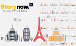 Videohive Story Now | Animated World Cities for Premiere Pro