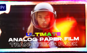 Videohive Ultimate Analog Paper Film Transitions Pack | Premiere Pro