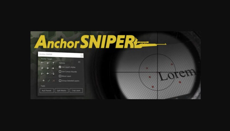 Aescripts  Anchor Sniper v1.0