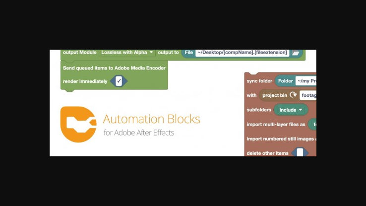 Aescripts Automation Blocks for After Effects v1.1.000