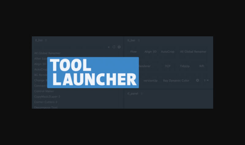 Aescripts Tool Launcher v1.4.2