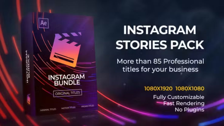 Videohive Instagram Stories – Motion Titles library