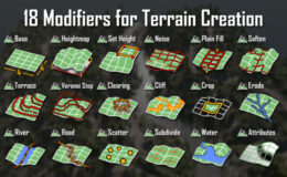 Terranode - Terrain Modifiers v1.3 for Blender