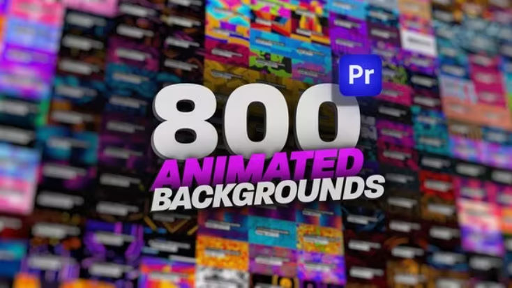 Videohive Animated Backgrounds Pack For Premiere Pro