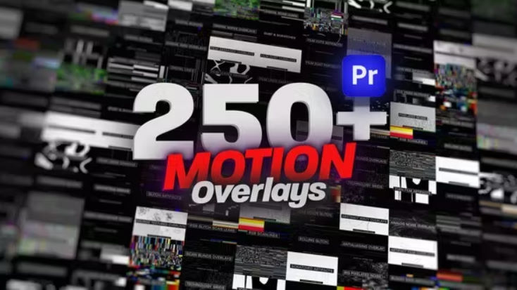 Videohive Animated Motion Overlays Pack For Premiere Pro