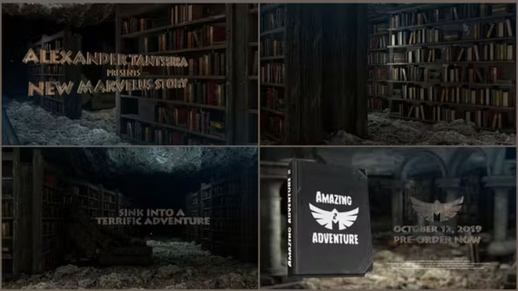 Videohive Book In The Library | Adventure