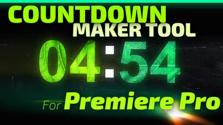 Videohive Countdown Maker Tool for Premiere Pro | Mogrt