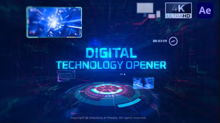 Videohive Digital Technology Opener