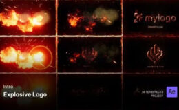 Videohive Intro/Opening - Explosive Logo After Effects Project Files