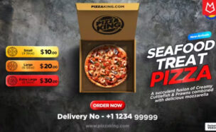 Videohive Pizza Menu Promotion | Box Mockup