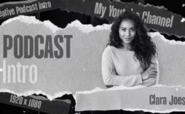 Videohive Podcast Intro | Paper Style | Black and White