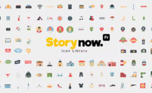 Videohive Story Now | 1400 Icons Library for Premiere Pro