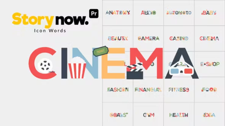 Videohive Story Now | Icon Words for Premiere Pro