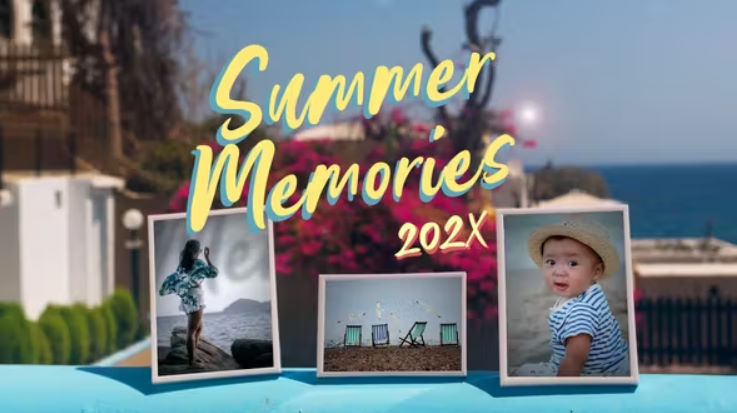 Videohive Summer vacations slideshow