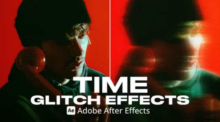 Videohive Time Glitch Effect Ae