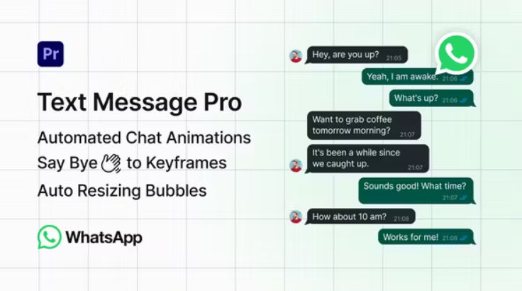 Videohive WhatsApp Text Message Pro