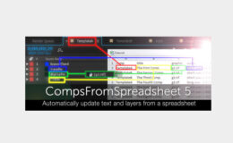 Aescripts CompsFromSpreadsheet v5.23