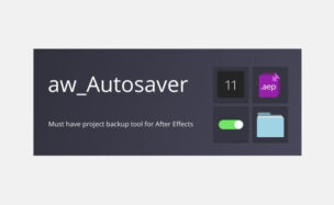 Aescripts aw-Autosaver V2.1.1