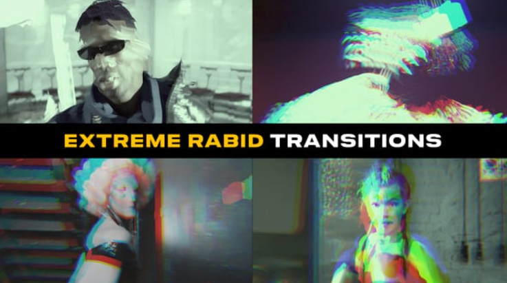 Videohive Extreme Rabid Transitions | Premiere Pro