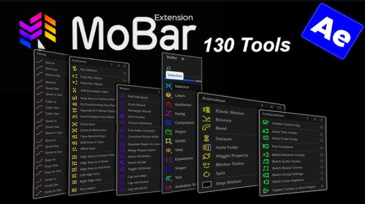 MoBar Pro v3.6.0 For After Effects