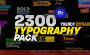 Videohive 2300 Animated Typography Pack For Premiere Pro