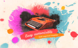 Videohive Colorful Ink Slideshow