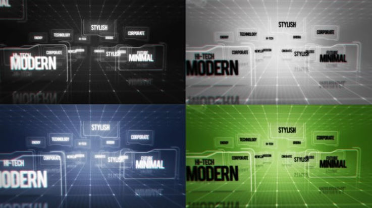 Videohive Corporate Hi-Tech Logo Reveal And Titles