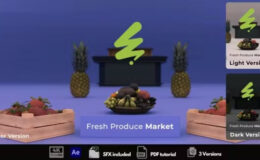 Videohive Fresh Produce Market Promo