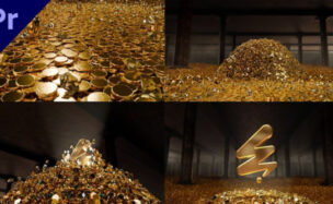 Videohive Golden Treasure Logo Reveal