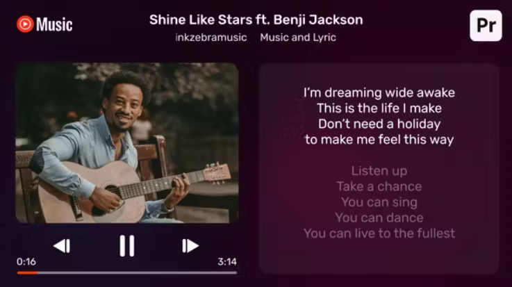 Videohive Music Players with Lyric and Visualizer