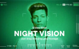 Videohive Night Vision Video Effect Template