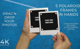 Videohive Polaroids Photo Frames in Hands