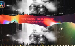 Videohive Torn Paper Transitions VOL. 2 | DaVinci Resolve