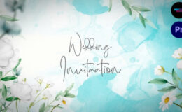 Videohive Watercolor Wedding Invitation Slideshow 2.0 | MOGRT