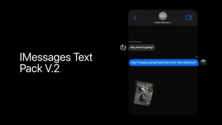 Videohive iMessages Text Pack