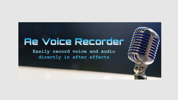 Aescripts Ae Voice Recorder v1.2