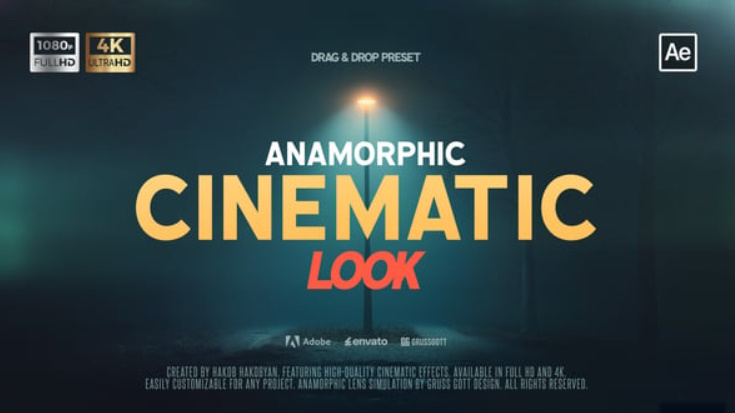 Videohive Anamorphic Cinematic Look