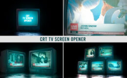 Videohive CRT TV Screen Opener